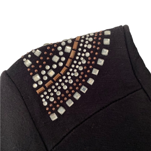 Marciano Black Embellished Top - Size XS - Picture 5 of 6